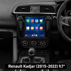 Renault Kadjar 2015-2022 - 9,7" autorádio s Apple CarPlay a Android Auto 