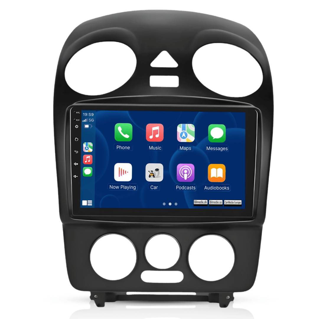 VW Beetle 1998-2011 - 9" autorádio s Apple CarPlay a Android Auto 