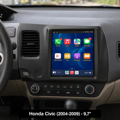 Honda Civic 2004-2009 - 9,7" rádio s Apple CarPlay a Android Auto 
