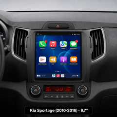 Kia Sportage 2010-2016 – 9,7" rádio s Apple CarPlay a Android Auto 