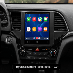 Hyundai Elantra 2016-2018 - 9,7" rádio s Apple CarPlay a Android Auto 