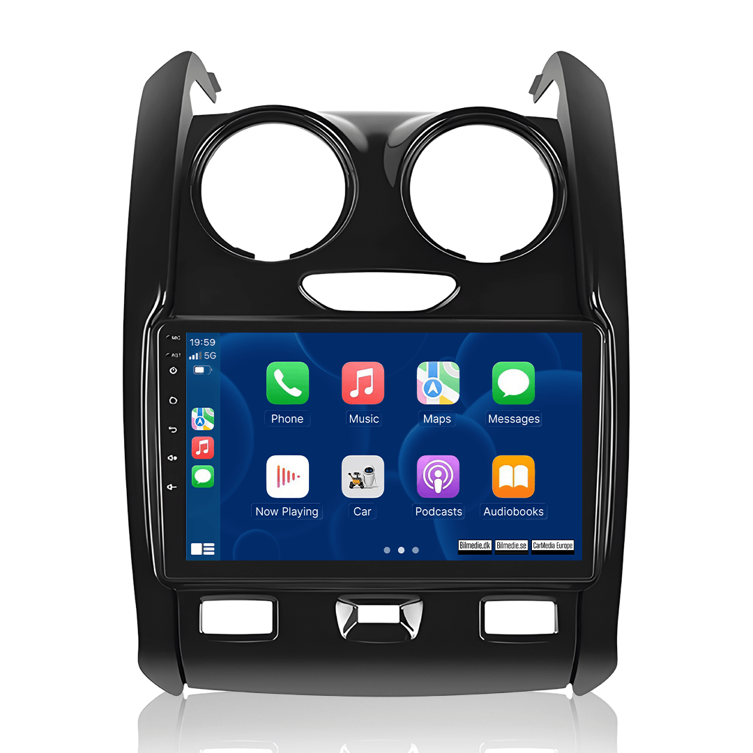 Dacia Duster 2015-2020 – 9" autorádio s Apple CarPlay a Android Auto 