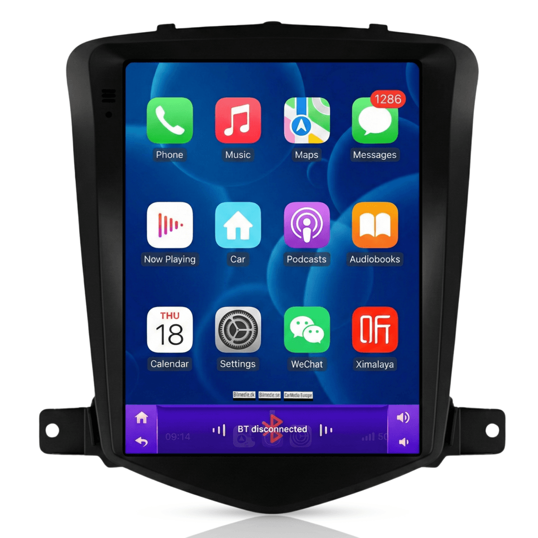 Chevrolet Cruze 08-12 - 9,7" autorádio s Apple CarPlay a Android Auto 