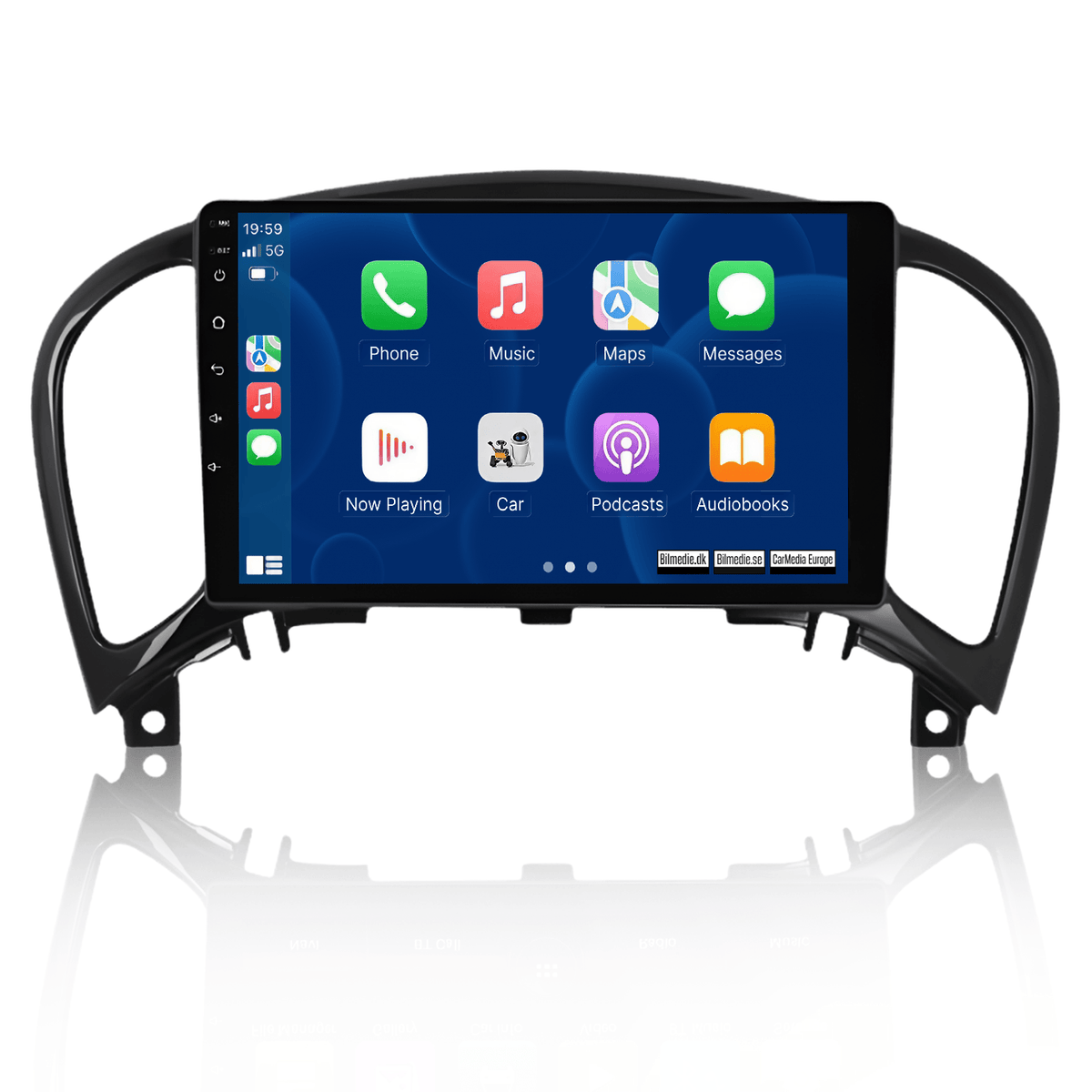 Nissan Juke 10-14 – 9" autorádio s Apple CarPlay a Android Auto 
