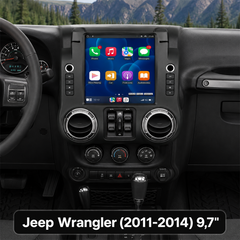 Jeep Wrangler 2011-2014 - 9,7" rádio s Apple CarPlay a Android Auto 