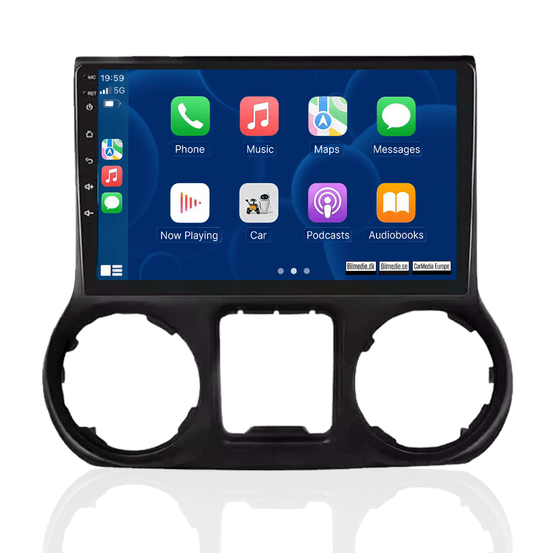 Jeep Wrangler 15-17 - 10,1" autorádio s Apple CarPlay a Android Auto 