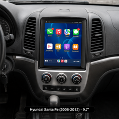 Hyundai Santa Fe 2006-2012 - 9,7" rádio s Apple CarPlay a Android Auto 