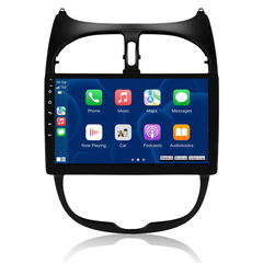 Peugeot 206 04-08 - 9" autorádio s Apple CarPlay a Android Auto 