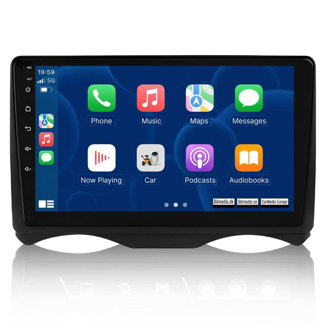 Citroën C2/C3 02-06 - 9" autorádio s Apple CarPlay a Android Auto 