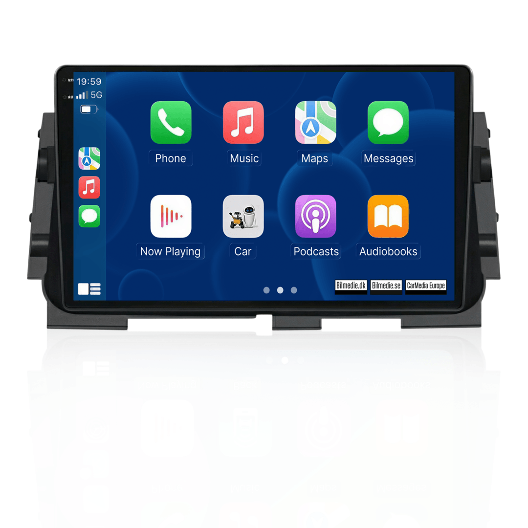 Nissan Micra 16-20 - 10,1" autorádio s Apple CarPlay a Android Auto 