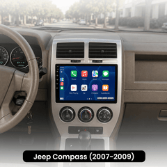 Jeep Compass 2007-2009 - 10,1" rádio s Apple CarPlay a Android Auto 