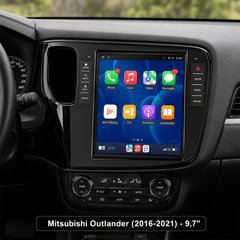 Mitsubishi Outlander 2016-2021 – 9,7" autorádio s Apple CarPlay a Android Auto 