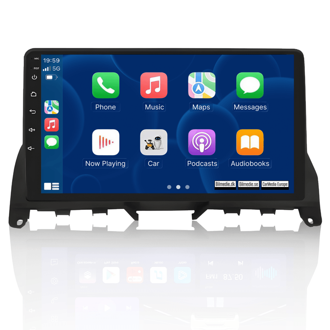 Mercedes-Benz W204 – 9" autorádio s Apple CarPlay a Android Auto 