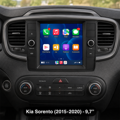 Kia Sorento 2015-2020 – 9,7" rádio s Apple CarPlay a Android Auto 