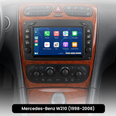 Mercedes-Benz W210 1998-2008 - 7" autorádio s Apple CarPlay a Android Auto 
