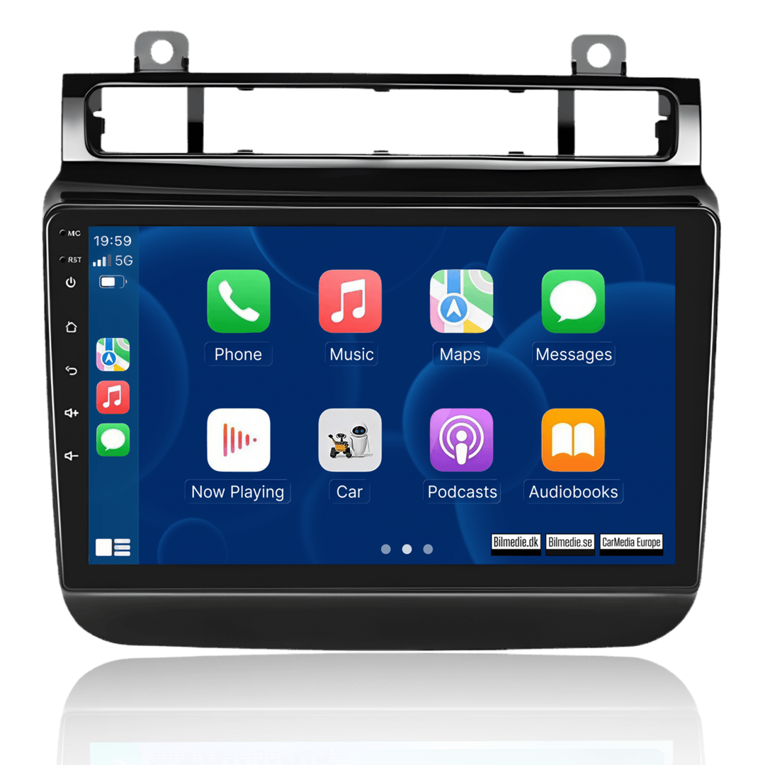 VW Touareg 2011-2017 - 9" rádio s Apple CarPlay a Android Auto 