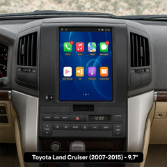 Toyota Land Cruiser 2007-2015 - 9,7" rádio s Apple CarPlay a Android Auto 