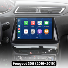 Peugeot 308 2016-2019 – 9" rádio s Apple CarPlay a Android Auto 