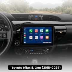 Toyota Hilux 8. generácia 2018-2024 - 10,1" rádio s Apple CarPlay a Android Auto 