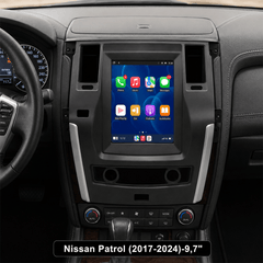 Nissan Patrol 2017-2024 – 9,7" autorádio s Apple CarPlay a Android Auto 