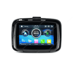 5” CarPlay til Motorcykel med Etui – Trådløs Apple CarPlay & Android Auto skærm med brugervenligt interface.