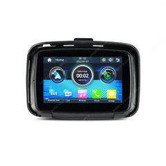 5” CarPlay til Motorcykel med Etui – Trådløs Apple CarPlay & Android Auto skærm med berøringsinterface.