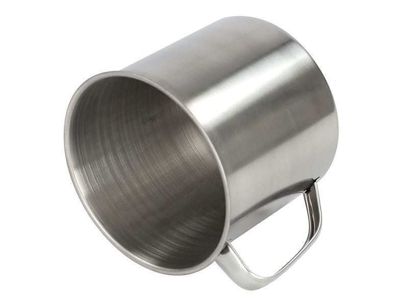 Oceľový hrnček s uškom a objemom 800 ml