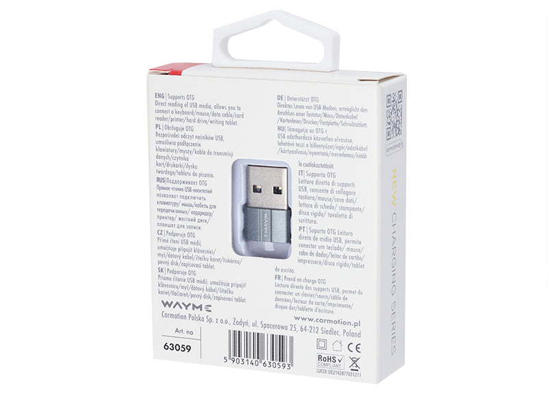 Malý OTG USB na USB-C adaptér od WAYME