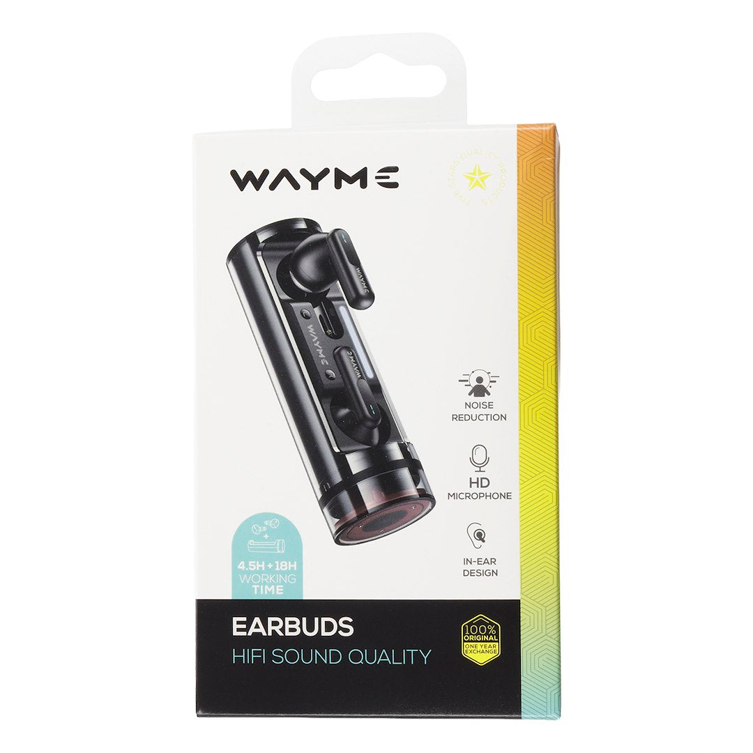 In-ear slúchadlá WAYME TWS s USB-C nabíjacím puzdrom