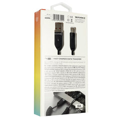 Opletený USB-C kábel na nabíjanie a synchronizáciu s výkonom až 100 W