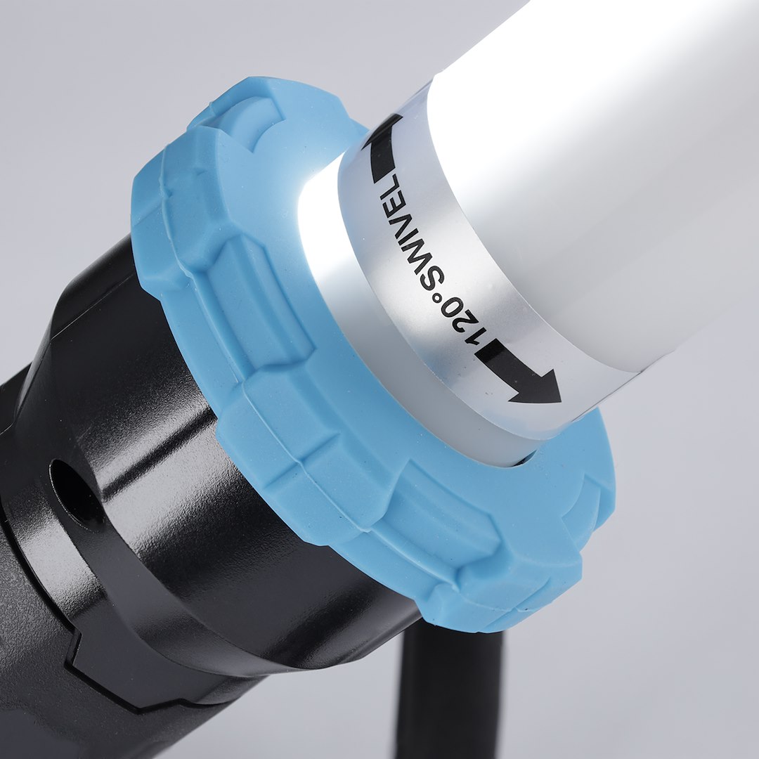 LED pracovná lampa pod kapotu s pogumovanými klipmi