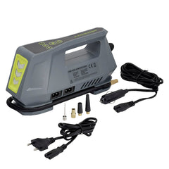 Vzduchový kompresor 12V a 230V od CARMOTION s digitálnym manometrom a LED osvetlením