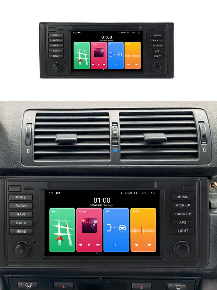 BMW E39 – 7" rádio s Apple CarPlay a Android Auto – Carmediaeurope.com