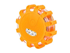 Oranžové výstražné svetlo s magnetom a háčikom, 12 LED a 3 LED