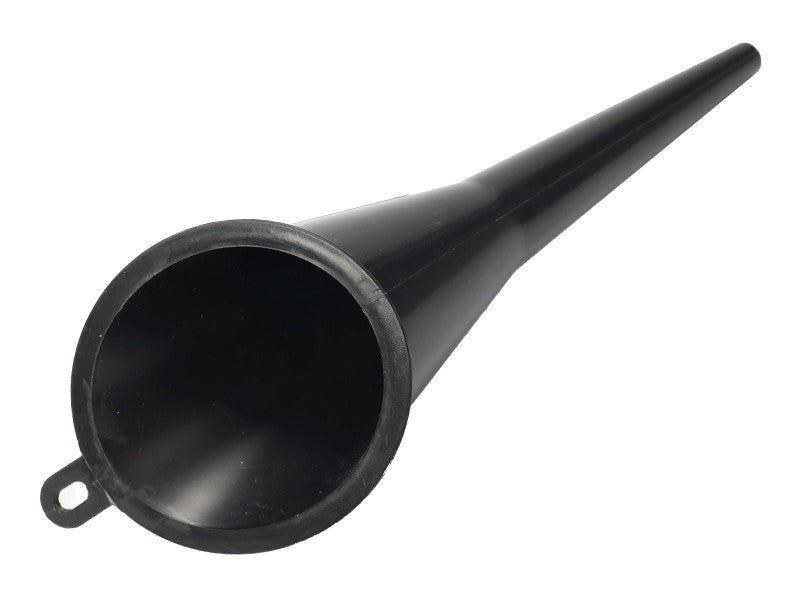 Zahnutý lievik so vstupom 8 cm a dĺžkou 29 cm