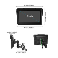 7” obrazovka na motocykel s CarPlay, Android Auto, AirPlay a TPMS 