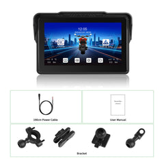7” obrazovka na motocykel s CarPlay, Android Auto, AirPlay a TPMS 