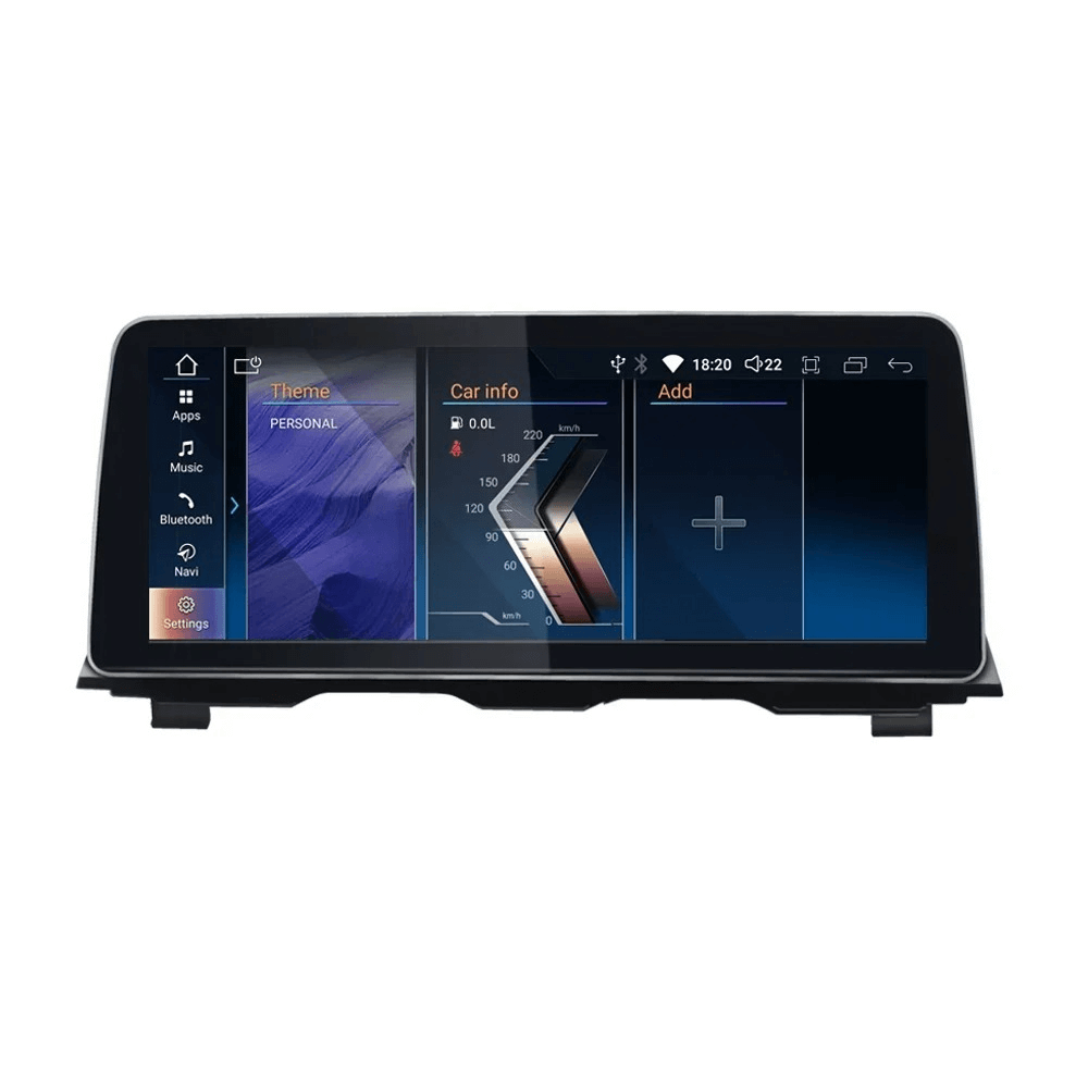 BMW 5-Serie GT F07 09-17 - 12,3" Radio m. Apple CarPlay og Android Auto interface display