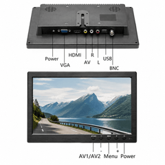 10,1" HD LCD monitor – mini obrazovka do auta, k TV aj k počítaču 