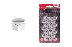 Chrómové krytky na 17 mm skrutky kolies