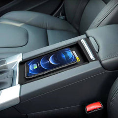 Volvo XC60 / V60 / S60 2014-2018 Bezdrôtová nabíjačka telefónu s rýchlym nabíjaním 15 W 