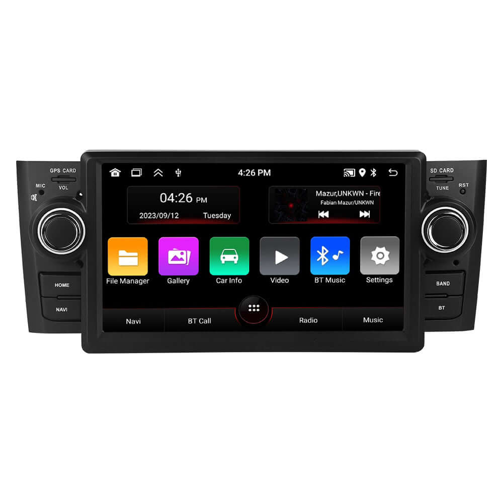 Fiat Linea/Grande Punto 05-13 – 7" Radio m. Apple CarPlay og Android Auto med moderne teknologi