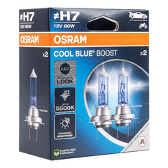 Osram H7 Cool Blue Boost halogenpærer 12 V 80 W med PX26d-fatning