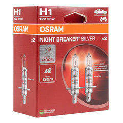 Halogénová žiarovka Osram H1 NIGHT BREAKER SILVER 12 V 55 W