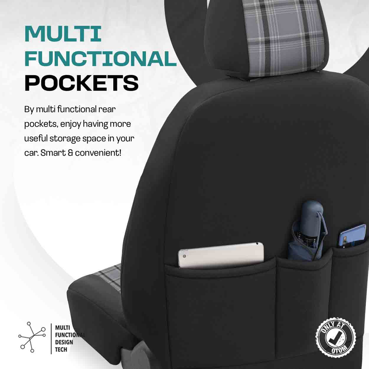 Poťahy na autosedadlá OTOM GTI 811 3-ZIP