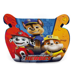 Booster autostol med R129-betegnelse og PAW PATROL-design