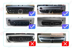 <h2>OEM ovládací panel pre Renault Megane 3 (2008-2014) – kompatibilný s rádiom Bilmedie</h2> 