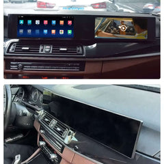 BMW 5-serie F10 - 2x 10,25" skærm m. Apple CarPlay og Android Auto – Bilmedie.dk