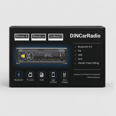 Pripojte 1-DIN autorádio s Bluetooth 5.0, FM, USB, AUX a handsfree 