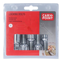Uzamykateľné skrutky kolies Carpoint M14x1,5x26 mm s guľovým sedlom D 